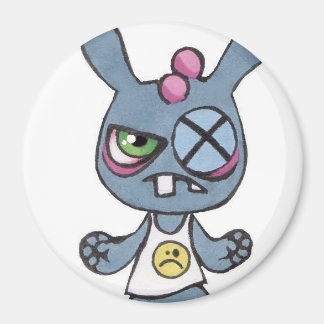 ボクシングラビットラージ3インチラウンドマグネット マグネット