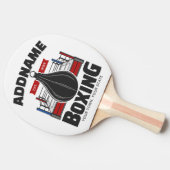 ボクシングリングや輪名前の追加ボクサージムスピードバッグ 卓球ラケット (横)