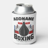 ボクシングリングや輪名前の追加ボクサージムスピードバッグ 缶クーラー (缶正面)