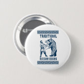 ボクシングロシア旧ソ連CCCP 缶バッジ (正面&裏面)