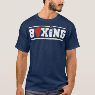 ボクシングヴィンテージファイおもしろいタージムボクサー愛好家 Tシャツ