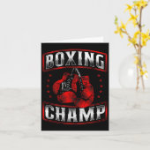 ボクシングヴィンテージボクシングチャンプ カード (黄色い花)