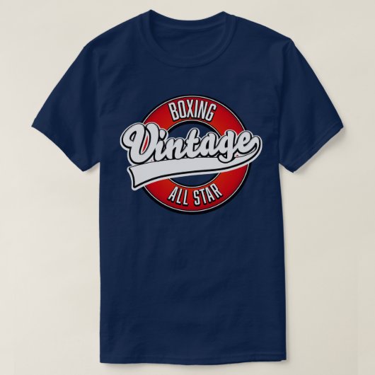 ボクシングヴィンテージ全星 Tシャツ (デザイン正面)