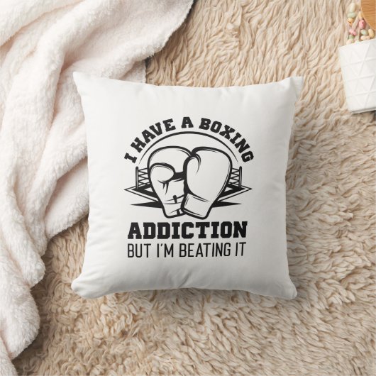 ボクシング中毒 クッション (ブランケット)