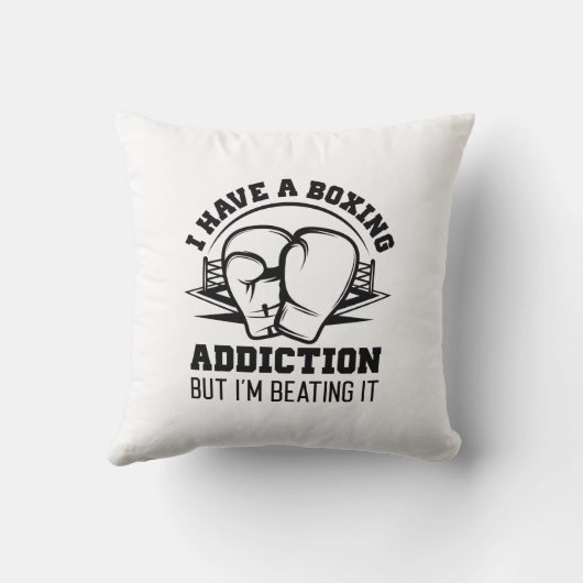 ボクシング中毒 クッション (裏面)