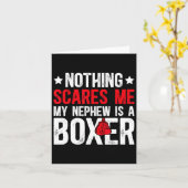 ボクシング叔母誇りを持ったボクシング叔母 カード (黄色い花)