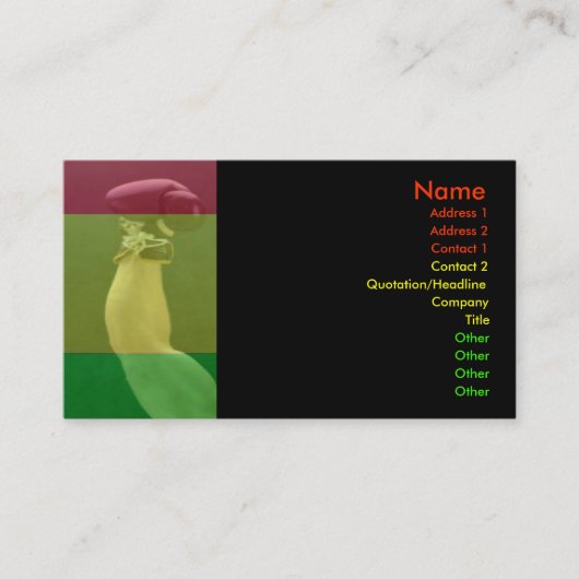 ボクシング名刺 名刺 (正面)