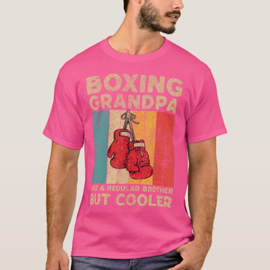 ボクシング夫ヴィンテージボクシングボクサー Tシャツ (正面)