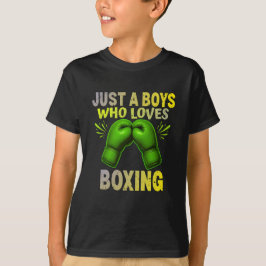 ボクシング好きな少年たち Tシャツ