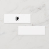 ボクシング好きの女の子 スキニー名刺 (正面/裏面)