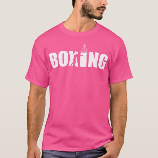 ボクシング好きジムボクサーキックボクシングキックボクサー愛好家 Tシャツ (正面)