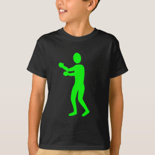 ボクシング姿 – 緑 Tシャツ