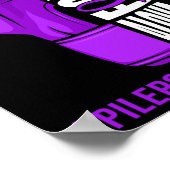 ボクシング手袋てんかん単独で闘う人はいない ポスター (角)