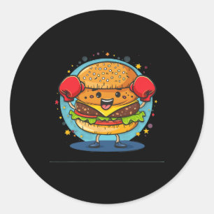 ボクシング手袋のコストでスマおもしろいッシュバーガーの衣装 ラウンドシール
