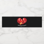 ボクシング手袋デザインウォーターボトルラベル ペットボトルラベル (シングルラベル)