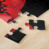 ボクシング手袋デザインジグソーパズル ジグソーパズル (側面)