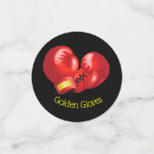 ボクシング手袋デザインテーブル紙吹雪 コンフェッティ (スモール正面)