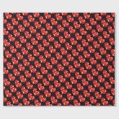 ボクシング手袋デザイン包装紙 ラッピングペーパー (フラット)