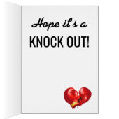 ボクシング手袋デザイン誕生日カード (内側 (右))