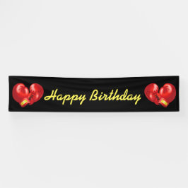 ボクシング手袋デザイン 横断幕