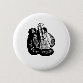 ボクシング手袋ヴィンテージ 缶バッジ