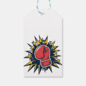 ボクシング手袋猫 ギフトタグ (裏面)