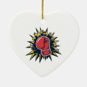 ボクシング手袋猫 セラミックオーナメント (裏面)