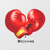 ボクシング手袋窓にしがみつく ウィンドウサイン (シート)