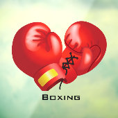 ボクシング手袋窓にしがみつく ウィンドウサイン (シート3)