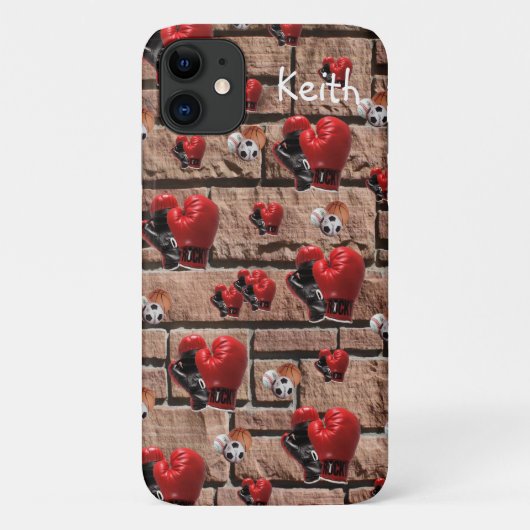 ボクシング手袋電話ケース Case-Mate iPhoneケース (裏面)