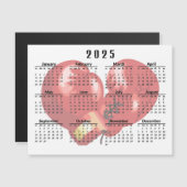 ボクシング手袋2025カレンダー磁気カード (正面/裏面)