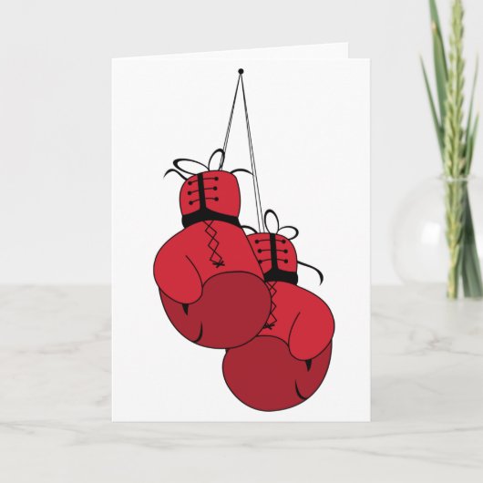 ボクシング手袋 カード (正面)