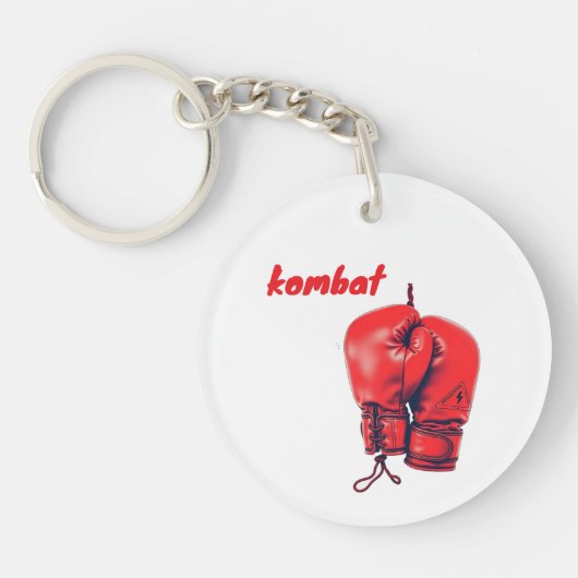 ボクシング手袋 キーホルダー (正面)