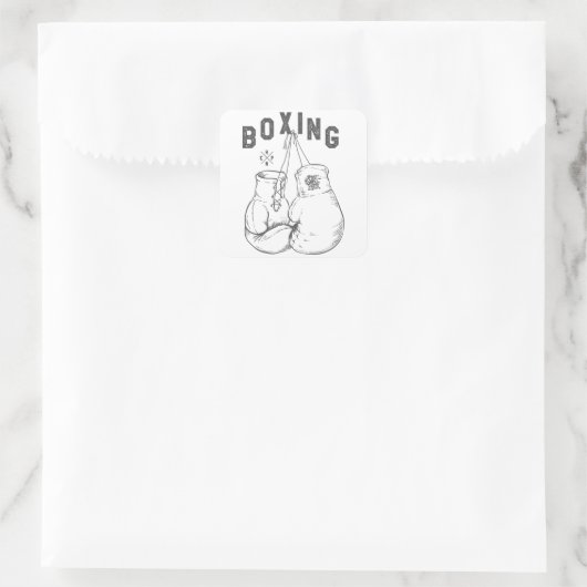 ボクシング手袋 スクエアシール (バッグ)