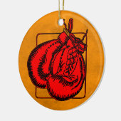 ボクシング手袋 セラミックオーナメント (左)