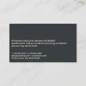 ボクシング手袋 | フィットネス 名刺 (裏面)