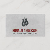 ボクシング手袋 | フィットネス 名刺 (正面)