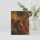 ボクシング手袋 ポストカード (スタンド正面)