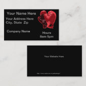 ボクシング手袋 名刺 (正面/裏面)