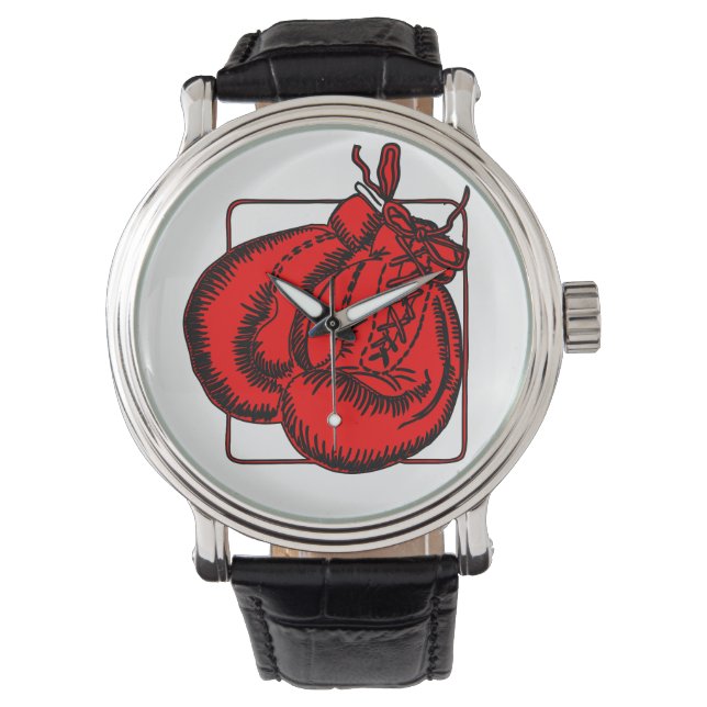 ボクシング手袋 腕時計 (正面)