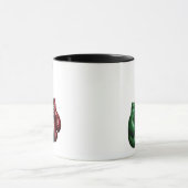 ボクシング手袋Tシャツ – メキシコヴィンテージ国旗 マグカップ (中央)