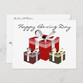 ボクシング日従業員ギフト シーズンポストカード (正面/裏面)