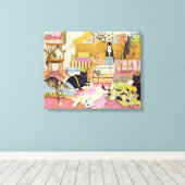 ボクシング日 キャンバスプリント (インサイチュ (ウッドフロア))