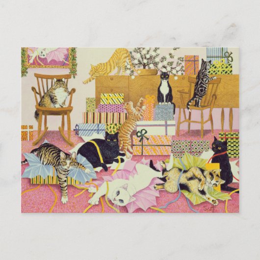 ボクシング日 ポストカード (正面)