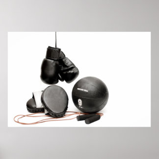 ボクシング機器 ポスター