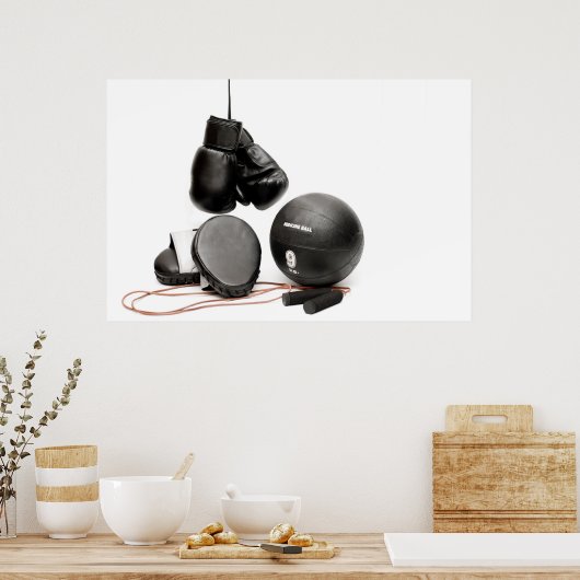ボクシング機器 ポスター (キッチン)