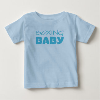 ボクシング男の赤ちゃんTシャツ&乳児ワンピース ベビーTシャツ