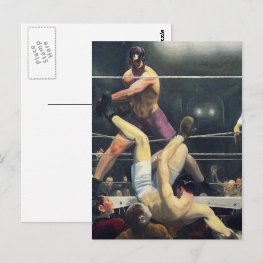 ボクシング芸術 ポストカード (正面/裏面)