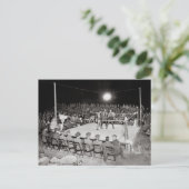 ボクシング試合1919年 ポストカード (スタンド正面)