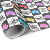 ボクシング誕生日包装紙 ラッピングペーパー (ロールコーナー)